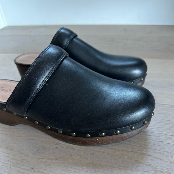 Madewell the Cecily Clog in Oiled Leather size 8.5 - Picture 3 of 5